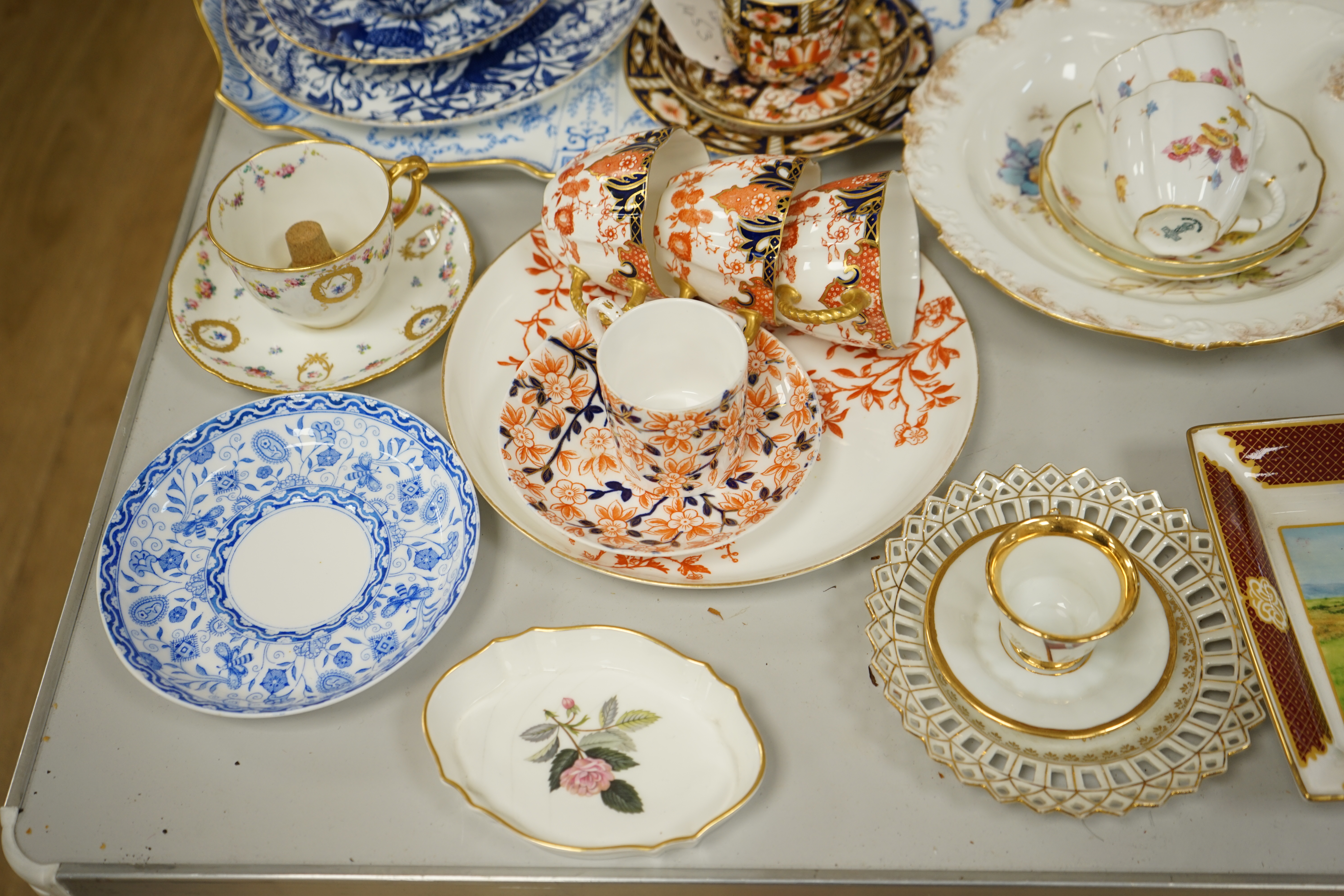 A group of Royal Crown Derby, Worcester, Wedgwood and other ceramics